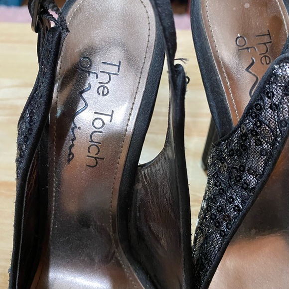 Touch of Nina high heels black lacy design - Picture 4 of 7